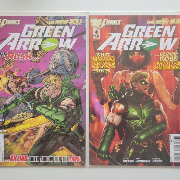 DC Comics - Green Arrow (Set of 4) #1 thru #4 - Picture 3 of 3